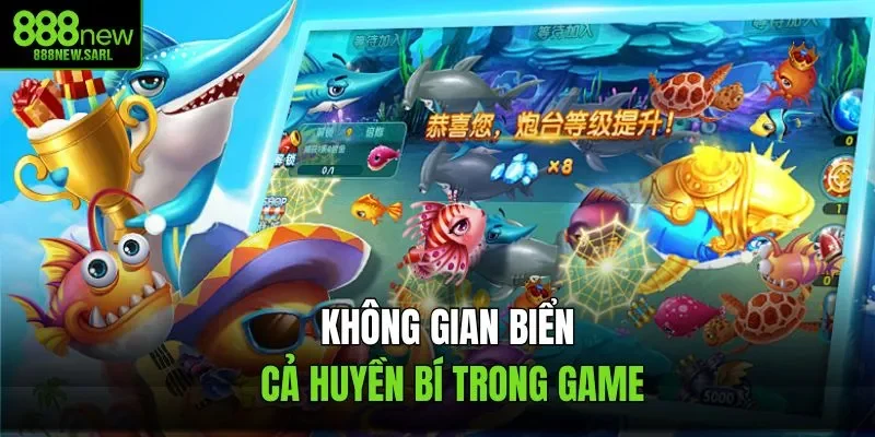 Không gian biển cả huyền bí trong game bắn cá CQ9