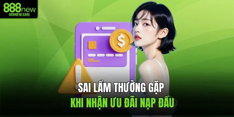 Sai lầm thường gặp khi nhận ưu đãi nạp đầu